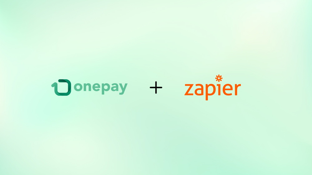 Zapier Integration with OnePay