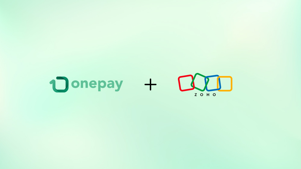 Zoho Books Integration with OnePay